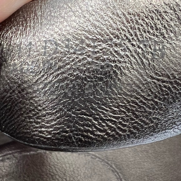 Cole Haan Wedge Sandals Metallic Bronze Leather Cork 7B Comfortable Shoes - Picture 9 of 16